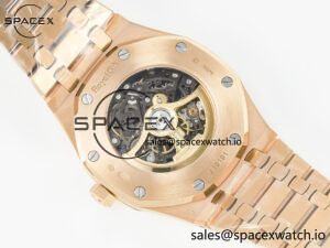 Royal Oak 41mm Skeleton 15407 RG ZF 1:1 Best Edition Skeleton Dial on RG Bracelet A3132 - Image 15