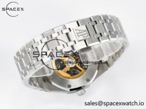 Royal Oak 41mm Skeleton 15407 SS ZF 1:1 Best Edition Skeleton Dial on SS Bracelet A3132 - Image 14