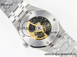 Royal Oak 41mm Skeleton 15407 SS ZF 1:1 Best Edition Skeleton Dial on SS Bracelet A3132 - Image 15