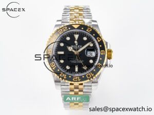 GMT-Master II 126713 GRNR ARF 1:1 Best Edition on Black Dial SS/YG Bracelet Super Clone VR3285 CHS (Gain Weight)