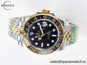 GMT-Master II 126713 GRNR ARF 1:1 Best Edition on Black Dial SS/YG Bracelet Super Clone VR3285 CHS (Gain Weight) - Image 7