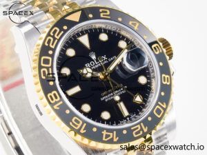 GMT-Master II 126713 GRNR ARF 1:1 Best Edition on Black Dial SS/YG Bracelet Super Clone VR3285 CHS (Gain Weight) - Image 3