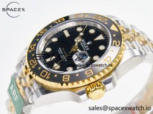 GMT-Master II 126713 GRNR ARF 1:1 Best Edition on Black Dial SS/YG Bracelet Super Clone VR3285 CHS (Gain Weight) - Image 5