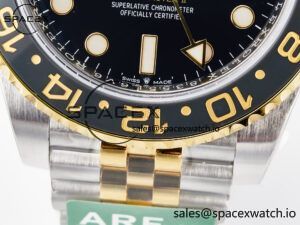 GMT-Master II 126713 GRNR ARF 1:1 Best Edition on Black Dial SS/YG Bracelet Super Clone VR3285 CHS (Gain Weight) - Image 12