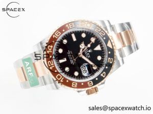 GMT-Master II 126711 CHNR ARF 1:1 Best Edition on Black Dial SS/RG Bracelet Super Clone VR3285 CHS (Gain Weight) - Image 8