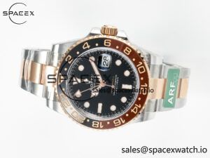 GMT-Master II 126711 CHNR ARF 1:1 Best Edition on Black Dial SS/RG Bracelet Super Clone VR3285 CHS (Gain Weight) - Image 7