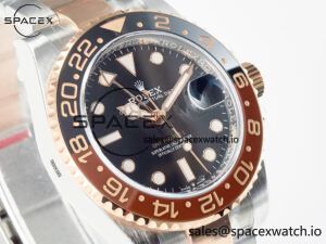 GMT-Master II 126711 CHNR ARF 1:1 Best Edition on Black Dial SS/RG Bracelet Super Clone VR3285 CHS (Gain Weight) - Image 3