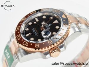 GMT-Master II 126711 CHNR ARF 1:1 Best Edition on Black Dial SS/RG Bracelet Super Clone VR3285 CHS (Gain Weight) - Image 5