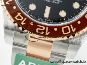 GMT-Master II 126711 CHNR ARF 1:1 Best Edition on Black Dial SS/RG Bracelet Super Clone VR3285 CHS (Gain Weight) - Image 12