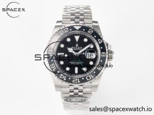 GMT-Master II 126710 GRNR Black/Gray Ceramic 904L Steel Clean 1:1 Best Edition on Jubilee Strap DD3285