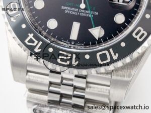 GMT-Master II 126710 GRNR Black/Gray Ceramic 904L Steel Clean 1:1 Best Edition on Jubilee Strap DD3285 - Image 12
