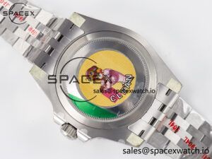 GMT-Master II 126710 GRNR Black/Gray Ceramic 904L Steel Clean 1:1 Best Edition on Jubilee Strap DD3285 - Image 16