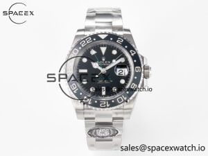 GMT-Master II 126710 GRNR Black/Gray Ceramic 904L Steel Clean 1:1 Best Edition on Oyster Strap DD3285