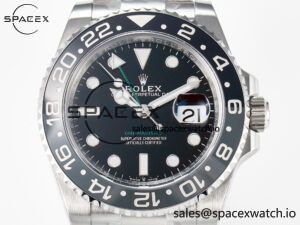 GMT-Master II 126710 GRNR Black/Gray Ceramic 904L Steel Clean 1:1 Best Edition on Oyster Strap DD3285 - Image 2