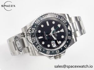 GMT-Master II 126710 GRNR Black/Gray Ceramic 904L Steel Clean 1:1 Best Edition on Oyster Strap DD3285 - Image 8