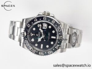 GMT-Master II 126710 GRNR Black/Gray Ceramic 904L Steel Clean 1:1 Best Edition on Oyster Strap DD3285 - Image 7