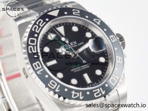 GMT-Master II 126710 GRNR Black/Gray Ceramic 904L Steel Clean 1:1 Best Edition on Oyster Strap DD3285 - Image 3