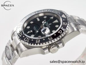 GMT-Master II 126710 GRNR Black/Gray Ceramic 904L Steel Clean 1:1 Best Edition on Oyster Strap DD3285 - Image 5