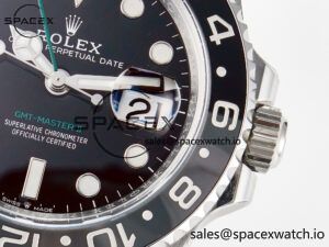 GMT-Master II 126710 GRNR Black/Gray Ceramic 904L Steel Clean 1:1 Best Edition on Oyster Strap DD3285 - Image 9