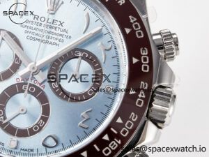 Daytona 116506 Clean 1:1 Best Edition Ice Blue Dial Arabic Markers on SS Bracelet SA4130 V2 - Image 10