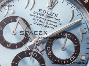 Daytona 116506 Clean 1:1 Best Edition Ice Blue Dial Arabic Markers on SS Bracelet SA4130 V2 - Image 9