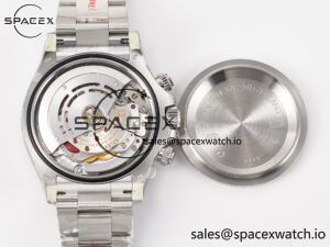 Daytona 116506 Clean 1:1 Best Edition Ice Blue Dial Arabic Markers on SS Bracelet SA4130 V2 - Image 18