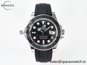 Yacht-Master 42mm 226659 VSF 1:1 Best Edition 3D Black Ceramic Bezel on Black Rubber Strap VS3235