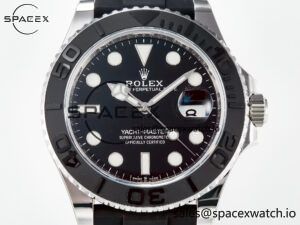 Yacht-Master 42mm 226659 VSF 1:1 Best Edition 3D Black Ceramic Bezel on Black Rubber Strap VS3235 - Image 2