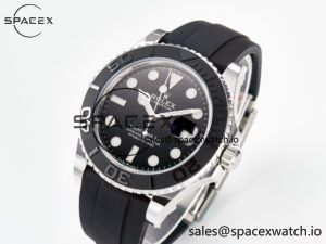 Yacht-Master 42mm 226659 VSF 1:1 Best Edition 3D Black Ceramic Bezel on Black Rubber Strap VS3235 - Image 4