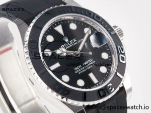 Yacht-Master 42mm 226659 VSF 1:1 Best Edition 3D Black Ceramic Bezel on Black Rubber Strap VS3235 - Image 3