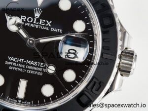 Yacht-Master 42mm 226659 VSF 1:1 Best Edition 3D Black Ceramic Bezel on Black Rubber Strap VS3235 - Image 10