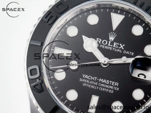 Yacht-Master 42mm 226659 VSF 1:1 Best Edition 3D Black Ceramic Bezel on Black Rubber Strap VS3235 - Image 11