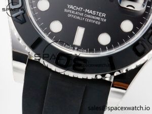 Yacht-Master 42mm 226659 VSF 1:1 Best Edition 3D Black Ceramic Bezel on Black Rubber Strap VS3235 - Image 12