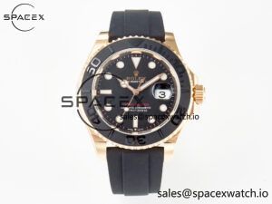 Yacht-Master 126655 ARF RG/Tungsten1:1 Best Edition on Oysterflex Rubber Strap VR3235(Gain Weight )