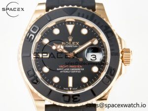 Yacht-Master 126655 ARF RG/Tungsten1:1 Best Edition on Oysterflex Rubber Strap VR3235(Gain Weight ) - Image 2