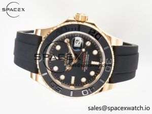 Yacht-Master 126655 ARF RG/Tungsten1:1 Best Edition on Oysterflex Rubber Strap VR3235(Gain Weight ) - Image 7