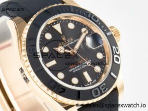 Yacht-Master 126655 ARF RG/Tungsten1:1 Best Edition on Oysterflex Rubber Strap VR3235(Gain Weight ) - Image 3