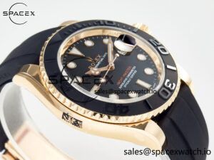 Yacht-Master 126655 ARF RG/Tungsten1:1 Best Edition on Oysterflex Rubber Strap VR3235(Gain Weight ) - Image 6