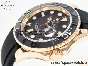 Yacht-Master 126655 ARF RG/Tungsten1:1 Best Edition on Oysterflex Rubber Strap VR3235(Gain Weight ) - Image 5