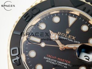 Yacht-Master 126655 ARF RG/Tungsten1:1 Best Edition on Oysterflex Rubber Strap VR3235(Gain Weight ) - Image 11