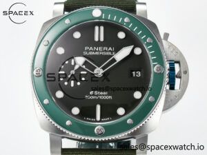 PAM1287 V TTF 1:1 Best Edition Green Dial on Green Nylon Strap P900 - Image 2
