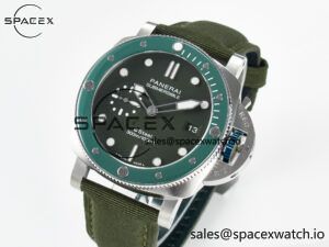 PAM1287 V TTF 1:1 Best Edition Green Dial on Green Nylon Strap P900 - Image 4