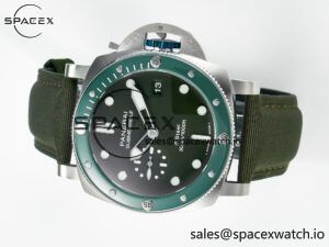 PAM1287 V TTF 1:1 Best Edition Green Dial on Green Nylon Strap P900 - Image 7