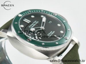 PAM1287 V TTF 1:1 Best Edition Green Dial on Green Nylon Strap P900 - Image 6