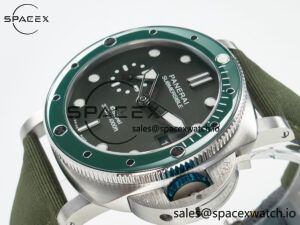 PAM1287 V TTF 1:1 Best Edition Green Dial on Green Nylon Strap P900 - Image 5