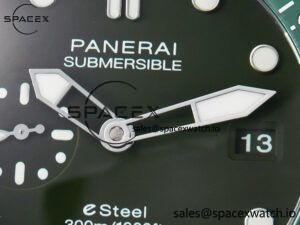 PAM1287 V TTF 1:1 Best Edition Green Dial on Green Nylon Strap P900 - Image 9