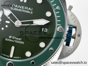 PAM1287 V TTF 1:1 Best Edition Green Dial on Green Nylon Strap P900 - Image 10