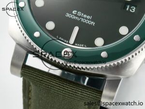 PAM1287 V TTF 1:1 Best Edition Green Dial on Green Nylon Strap P900 - Image 13