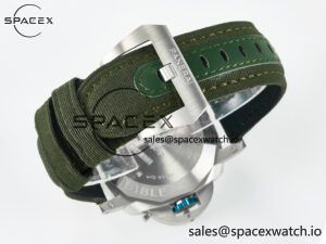 PAM1287 V TTF 1:1 Best Edition Green Dial on Green Nylon Strap P900 - Image 16