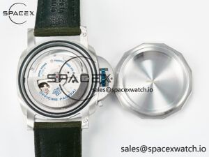PAM1287 V TTF 1:1 Best Edition Green Dial on Green Nylon Strap P900 - Image 18